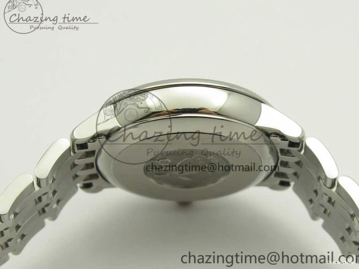 0227 BestValue De Ville Prestige Ladies 32.7mm SS MKF 1:1 Best Edition White Dial SS Markers on SS Bracelet MIYOTA 7971